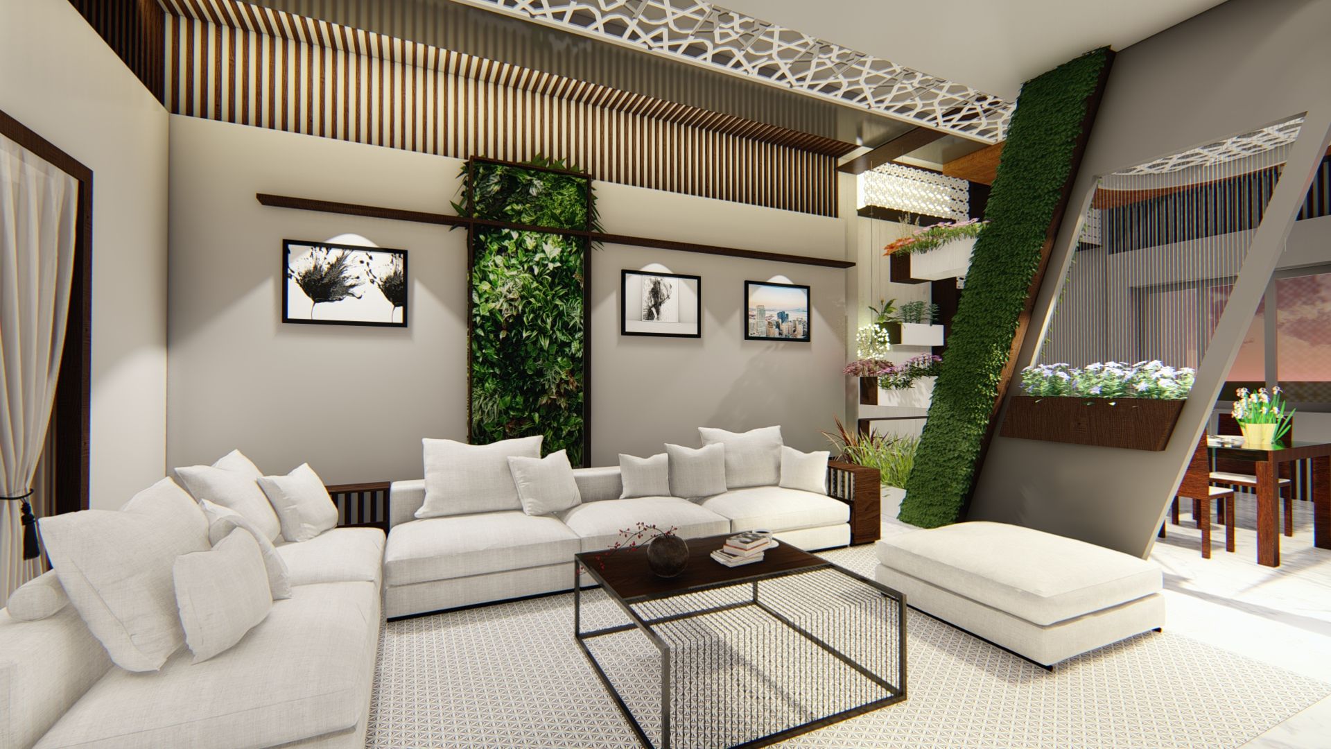 Residential Bungalow Homes for India Modern living room interior design,living room design,green design