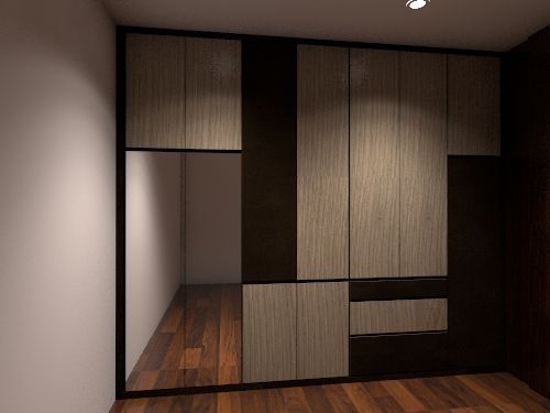 Wardrobe Grandlim interior design & renovation Modern dressing room Plywood