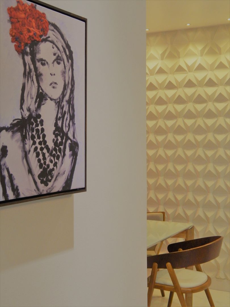 Detalhes que fazem a diferença Izabella Biancardine Interiores Corredores, halls e escadas modernos