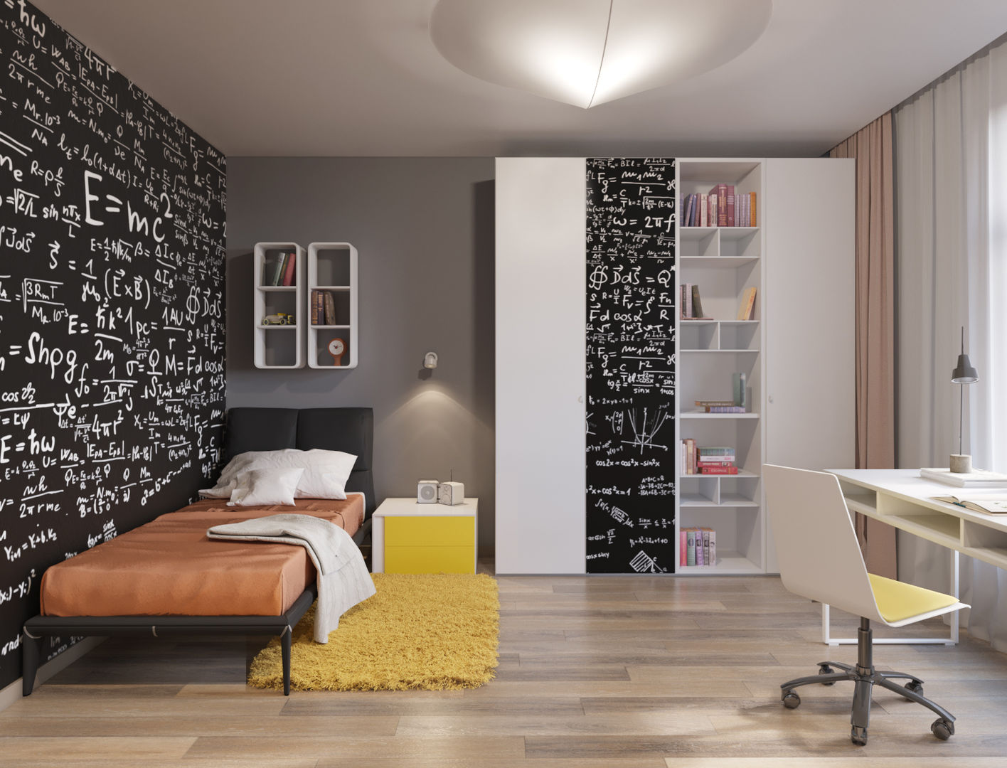 K13 Privat Wohnung , nadine buslaeva interior design nadine buslaeva interior design 青少年房