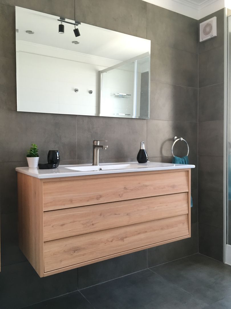 RESULTADO REMODELACION BAÑO PRINCIPAL EN DEPARTAMENTO VIÑA DEL MAR homify