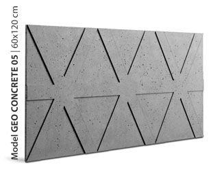 GEO CONCRETE Modell 05 - 3D Wandpaneele aus Beton Loft Design System Deutschland - Wandpaneele aus Bayern Industriale Wände & Böden Beton platten fassade,beton fassade,betonwand,beton,betonplatten,paneele,wandpaneele,wandverkleidung,sichtbeton,Wand- und Bodenbeläge