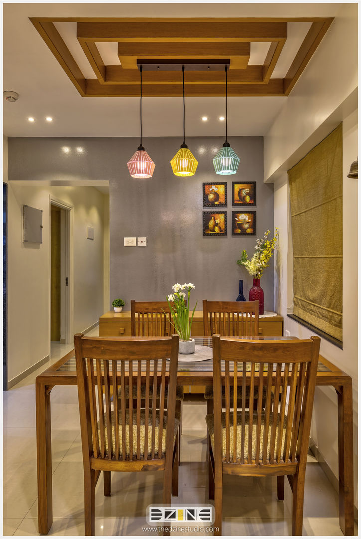 2BHK apartment in Pune , The D'zine Studio The D'zine Studio Minimalist dining room Accessories & decoration