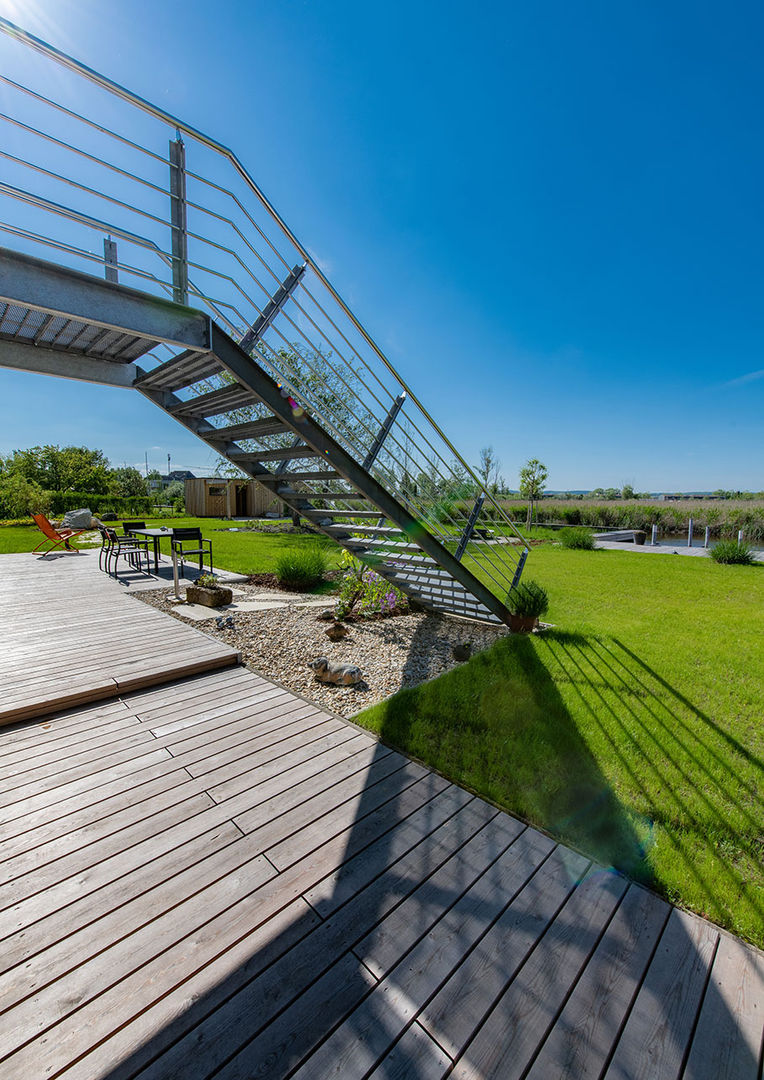 Ökohaus aus Holz, Stroh und Lehm AL ARCHITEKT - in Wien Einfamilienhaus