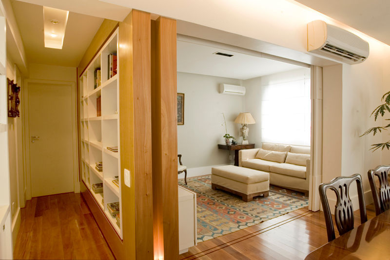 Apartamento LAC, Viviane Cunha Arquitetura Viviane Cunha Arquitetura ห้องนั่งเล่น