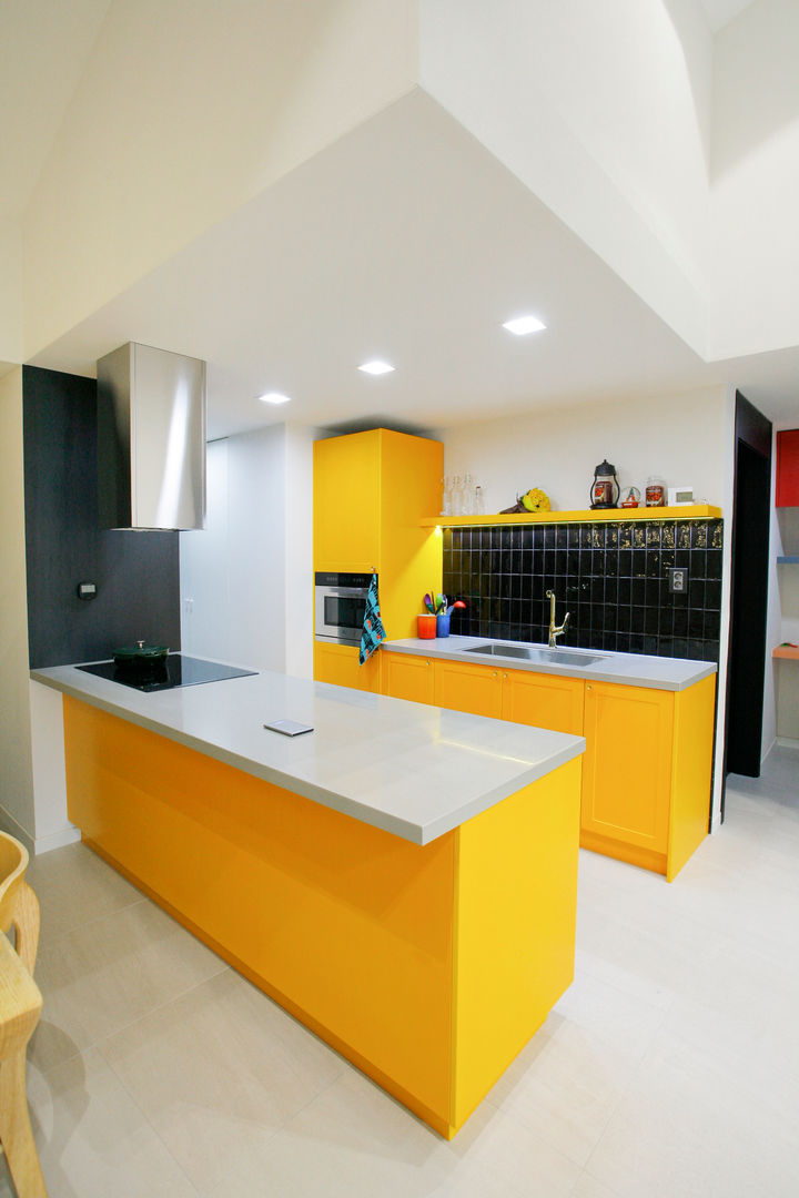 야탑 두원빌리지 33평 프로젝트, 콜라사이다디자인 콜라사이다디자인 Modern kitchen