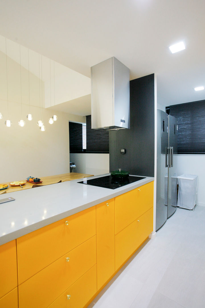 야탑 두원빌리지 33평 프로젝트, 콜라사이다디자인 콜라사이다디자인 Modern style kitchen