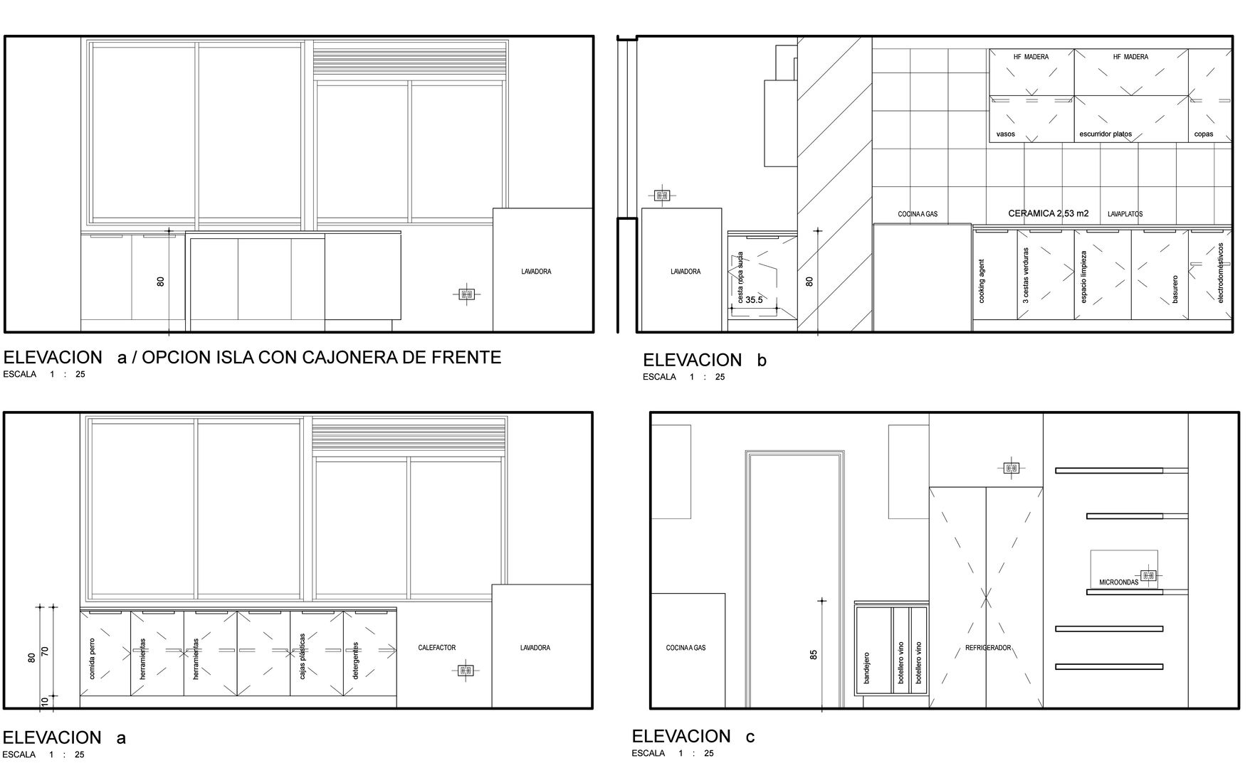 Ampliación y Reforma Cocina Departamento, Latitud Sur Latitud Sur