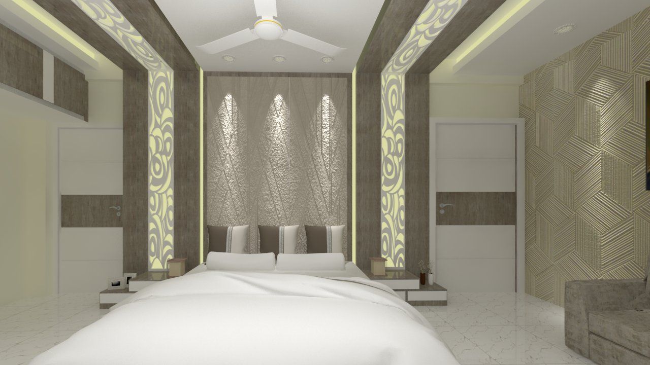 Jamali interiors, Jamali interiors Jamali interiors 아시아스타일 침실