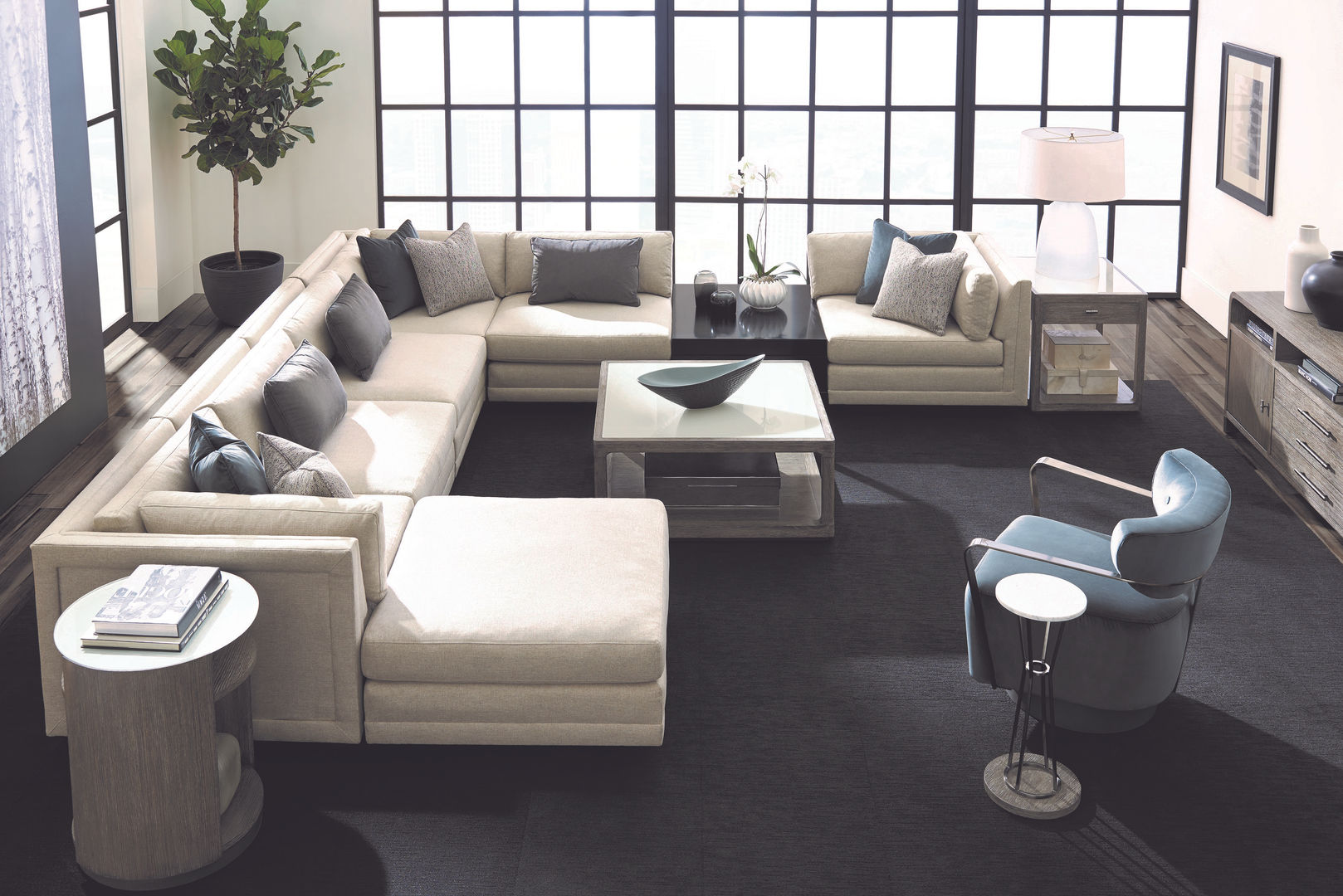 FUSION SECTIONAL , Caracole by Norman Miller Caracole by Norman Miller Будинки Аксесуари та прикраси