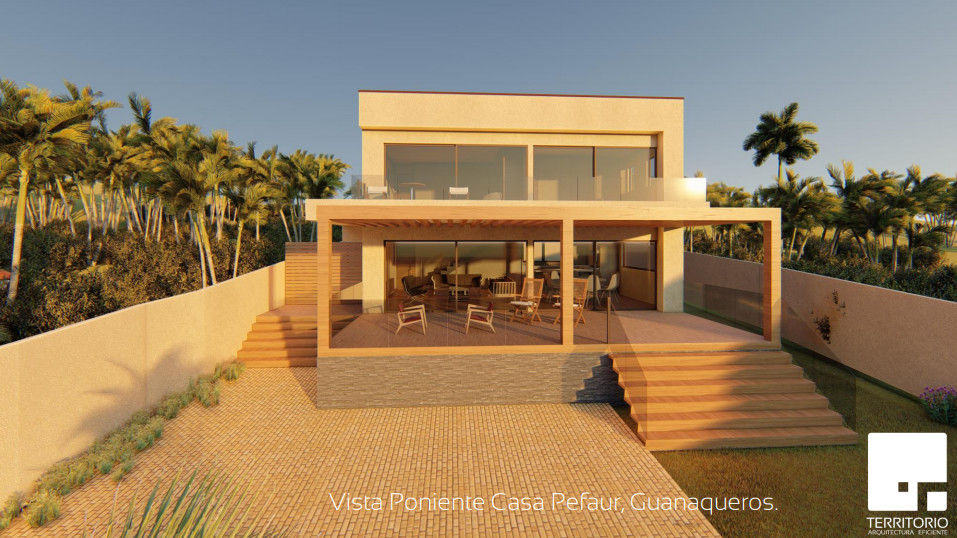 Terraza Territorio Arquitectura y Construccion - La Serena Bungalows