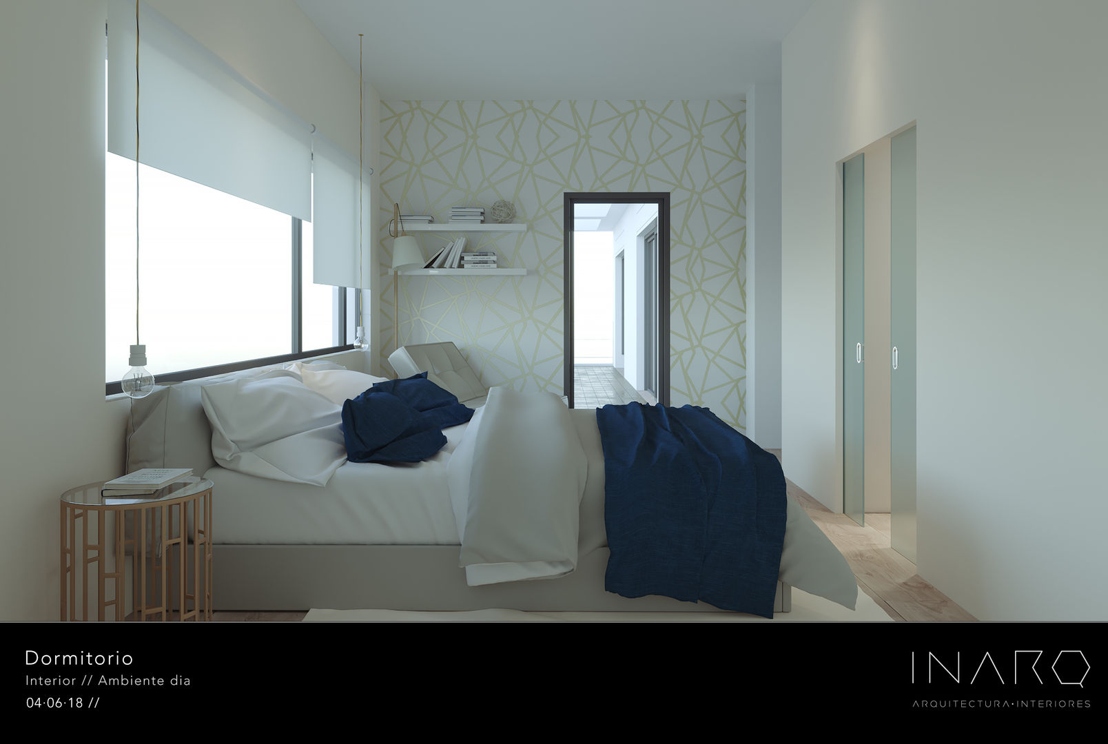 DISEÑO DE REFORMA DE VIVIENDA UNIFAMILIAR EN SANTA BRÍGIDA , INARQ Espacio INARQ Espacio Bedroom