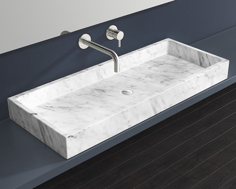 Einzigartig, stilvoll, edel: moderne Waschbecken aus Marmor, Badeloft - Badewannen und Waschbecken aus Mineralguss und Marmor Badeloft - Badewannen und Waschbecken aus Mineralguss und Marmor Modern bathroom Marble Sinks