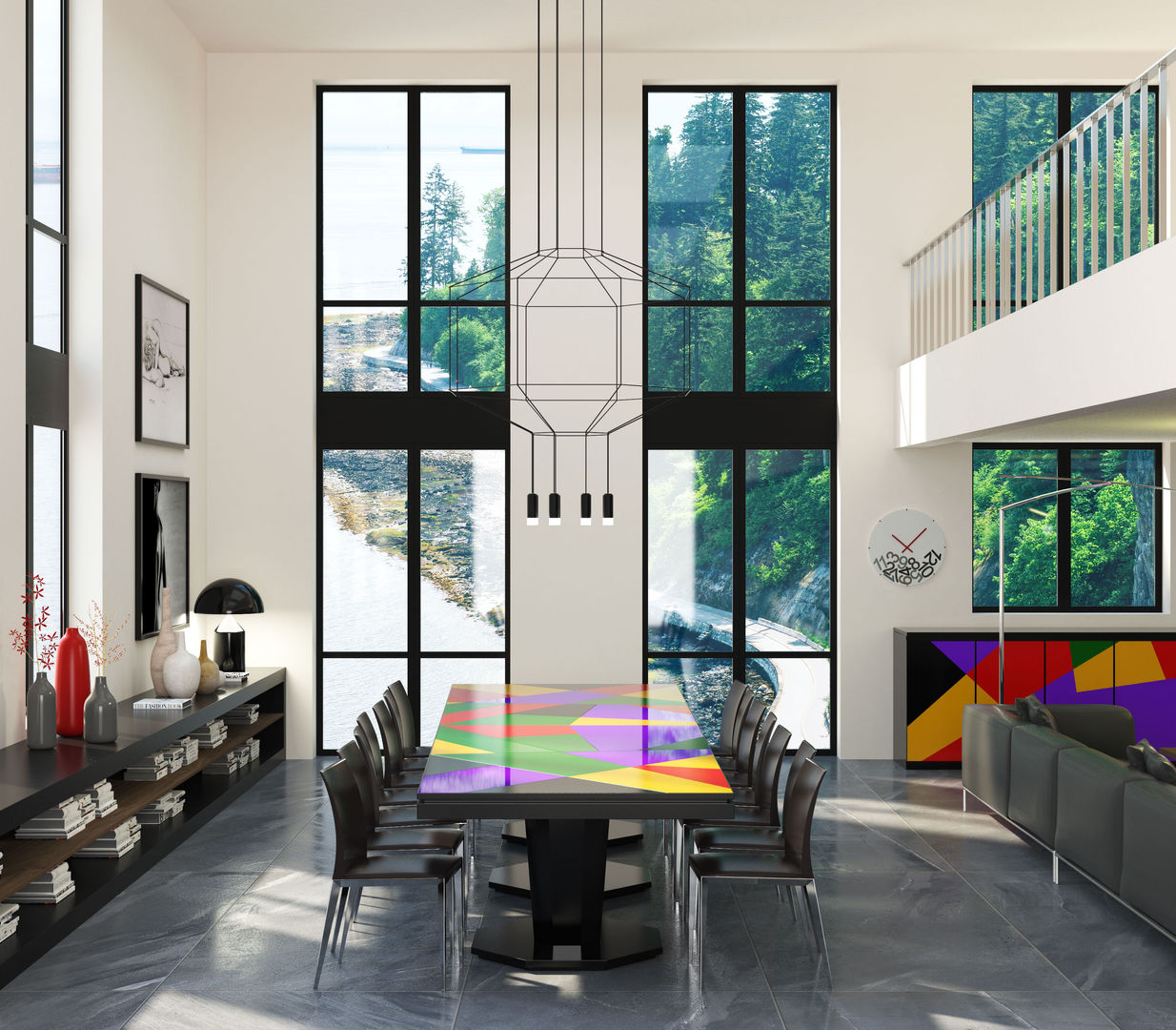 VILLA MODERNA a 2 passi dal Lago di Garda, BALDO TAVOLI BALDO TAVOLI Modern living room Wood Wood effect