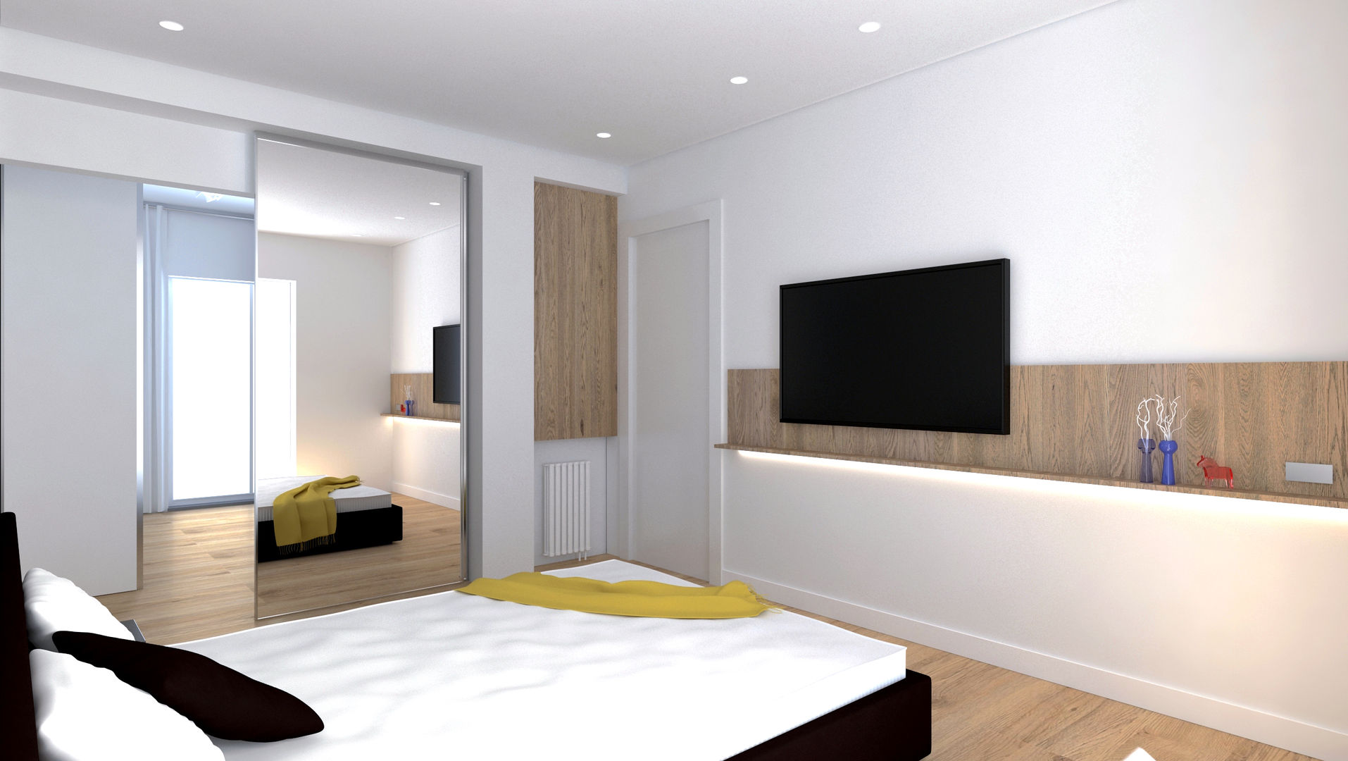 Ristrutturazione villetta unifamiliare indipendente , DUOLAB Progettazione e sviluppo DUOLAB Progettazione e sviluppo Modern style bedroom