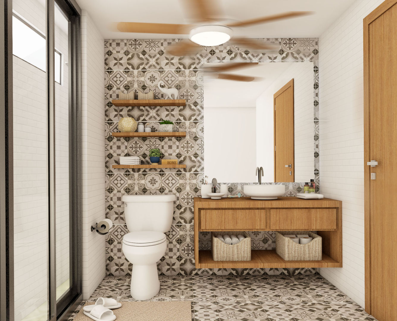 BOHE, MURO 31 ESTUDIO MURO 31 ESTUDIO Eclectic style bathrooms Wood Wood effect