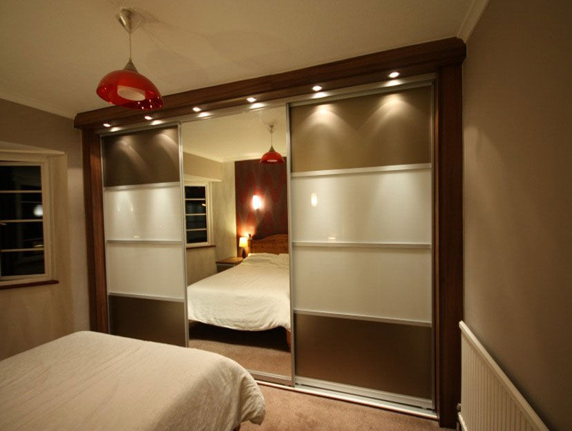 White Grey Sliding Door Wardrobes London Metro Wardrobes London Modern Bedroom Wardrobes & closets