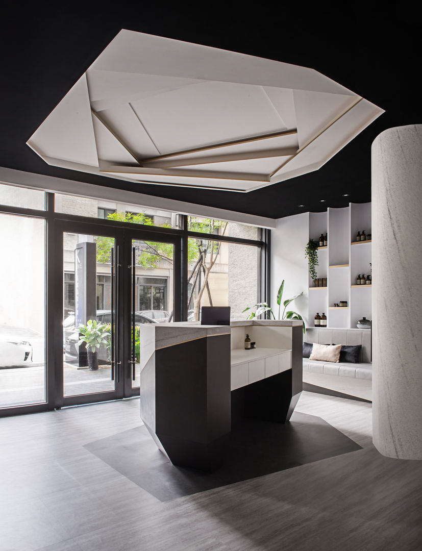 慕白 Mute White - 混搭風髮廊 玩出獨特性, 漢玥室內設計 漢玥室內設計 商業空間 オフィス＆店