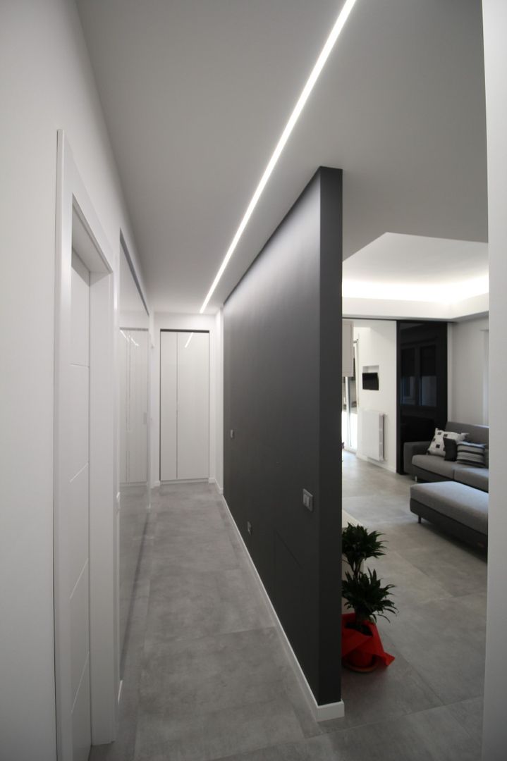 Appartamento SF - Progetto chiuso con Homify, Giuseppe Rappa & Angelo M. Castiglione Giuseppe Rappa & Angelo M. Castiglione Moderne Wohnzimmer