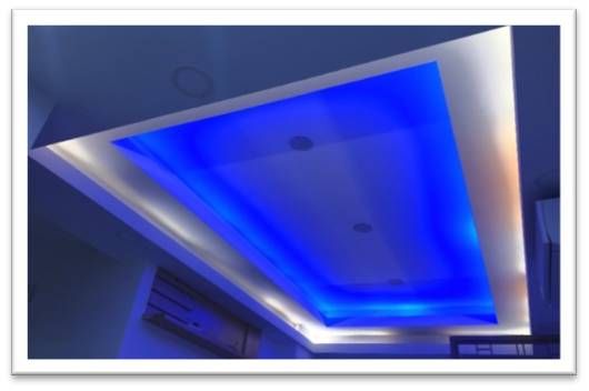 False ceiling. Ecoinch Services Private Limited Modern corridor, hallway & stairs