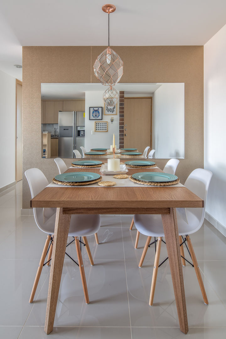 Proyecto Gloria Toro, Casa de Tres Casa de Tres Scandinavian style dining room