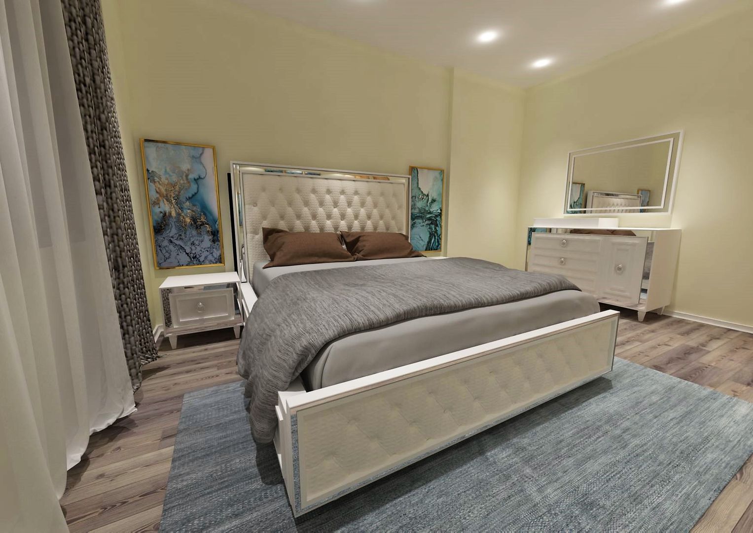 Şık tasarımlarla evinizi şekillendiriyoruz., Bueno Mobilya Bueno Mobilya Modern style bedroom Solid Wood Multicolored Beds & headboards