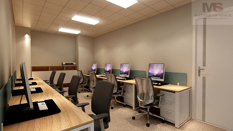 WORKSTATION AREA Matter Of Space Pvt Commercial spaces Plywood Office buildings