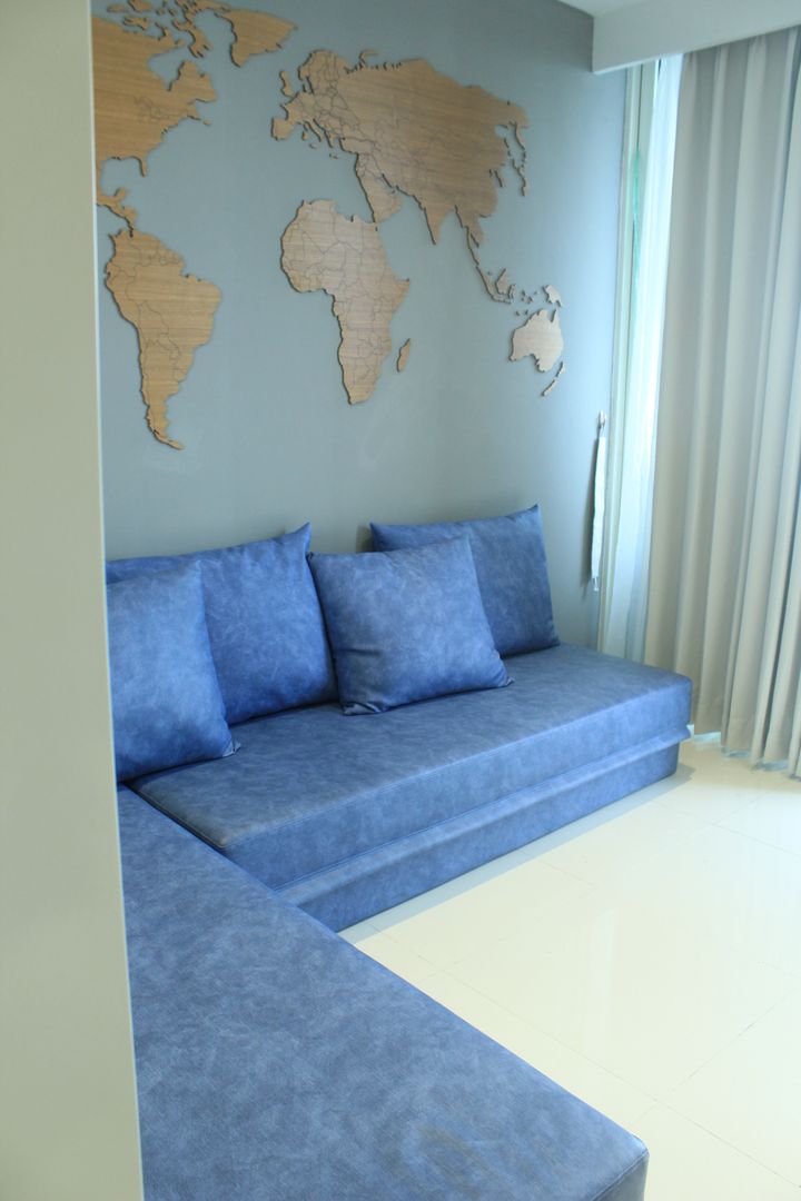 Lexington apartment, POWL Studio POWL Studio Ruang Media Modern