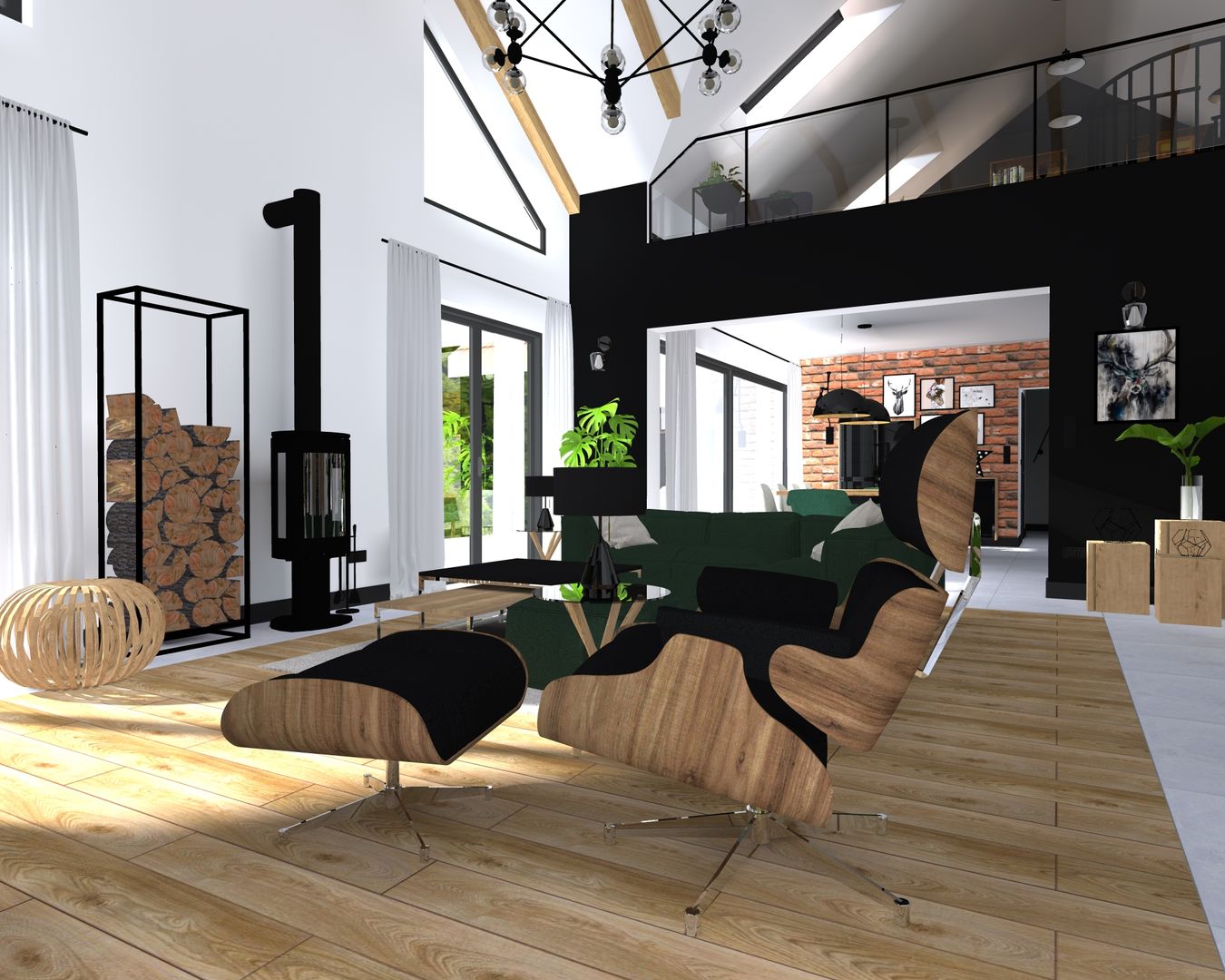 homify Soggiorno in stile industriale