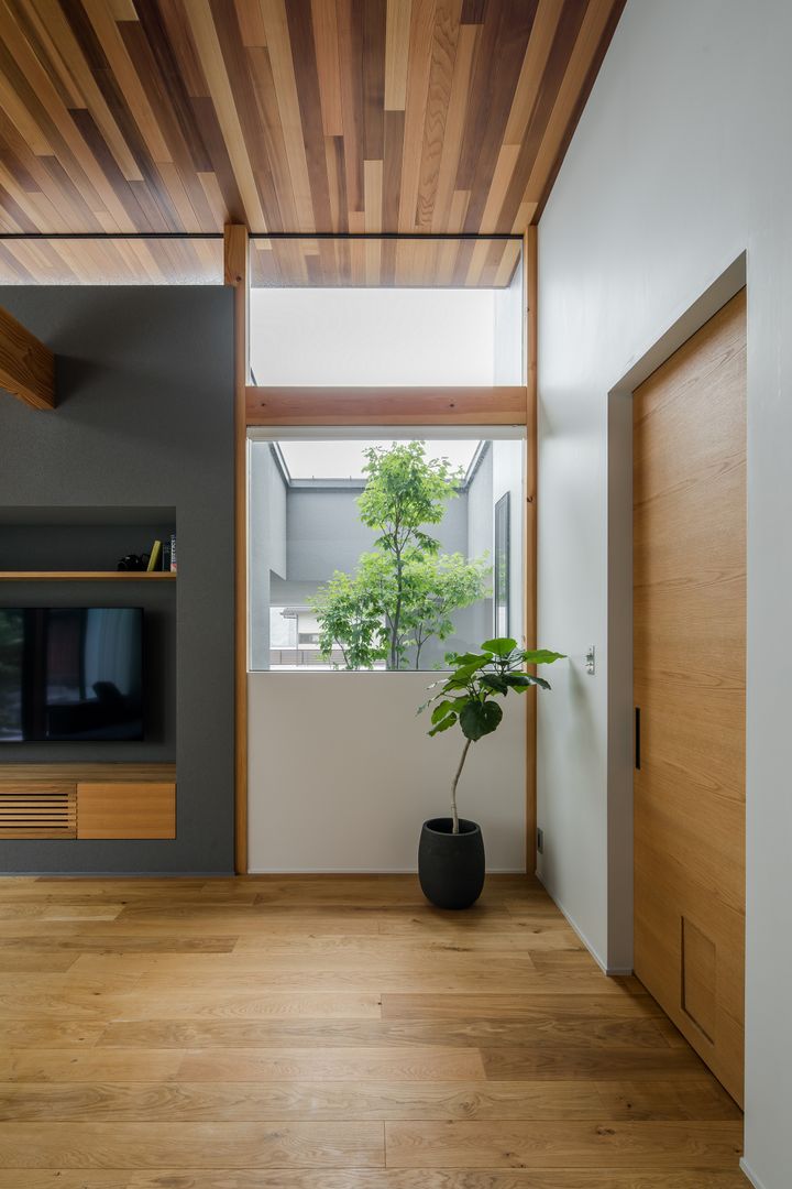 kamikasa house, ALTS DESIGN OFFICE ALTS DESIGN OFFICE Salas de estilo moderno