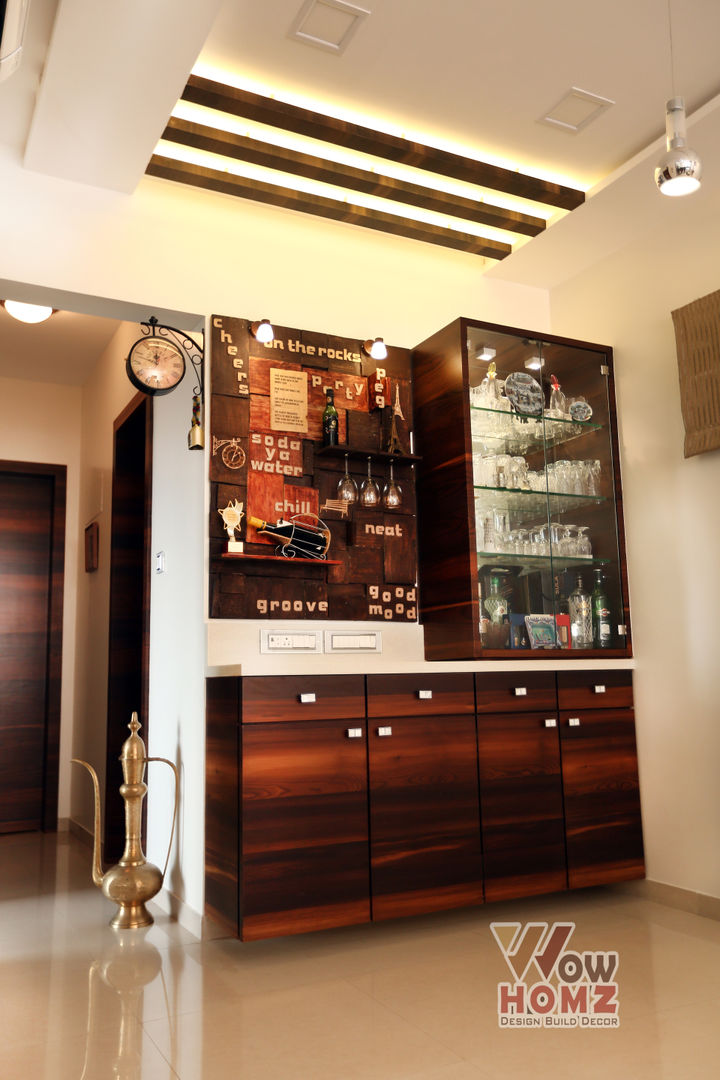 Sunita Agarwala - 2BHK @ Mumbai , Wow Homz Wow Homz Phòng khách Gỗ Wood effect