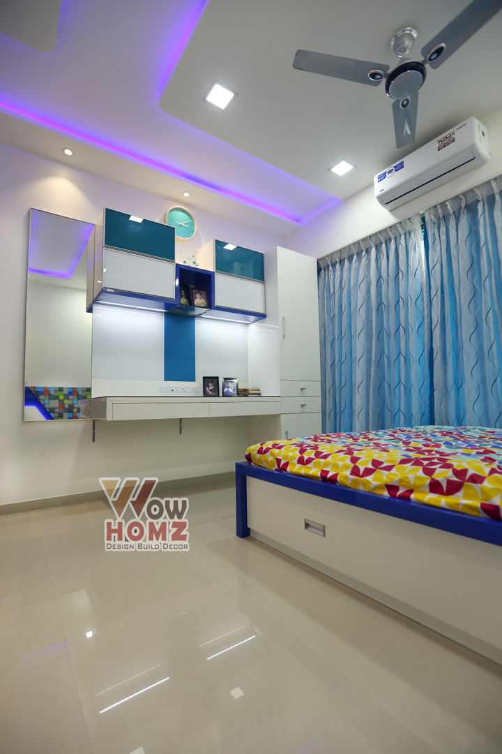 Nilesh Darjee - 2BHK @ Mumbai , Wow Homz Wow Homz Quartos de rapaz Madeira Acabamento em madeira