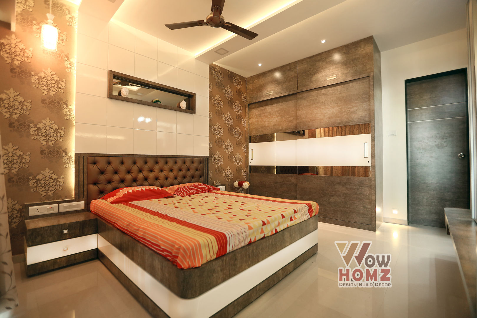 Nilesh Darjee - 2BHK @ Mumbai , Wow Homz Wow Homz Quartos pequenos Madeira Acabamento em madeira