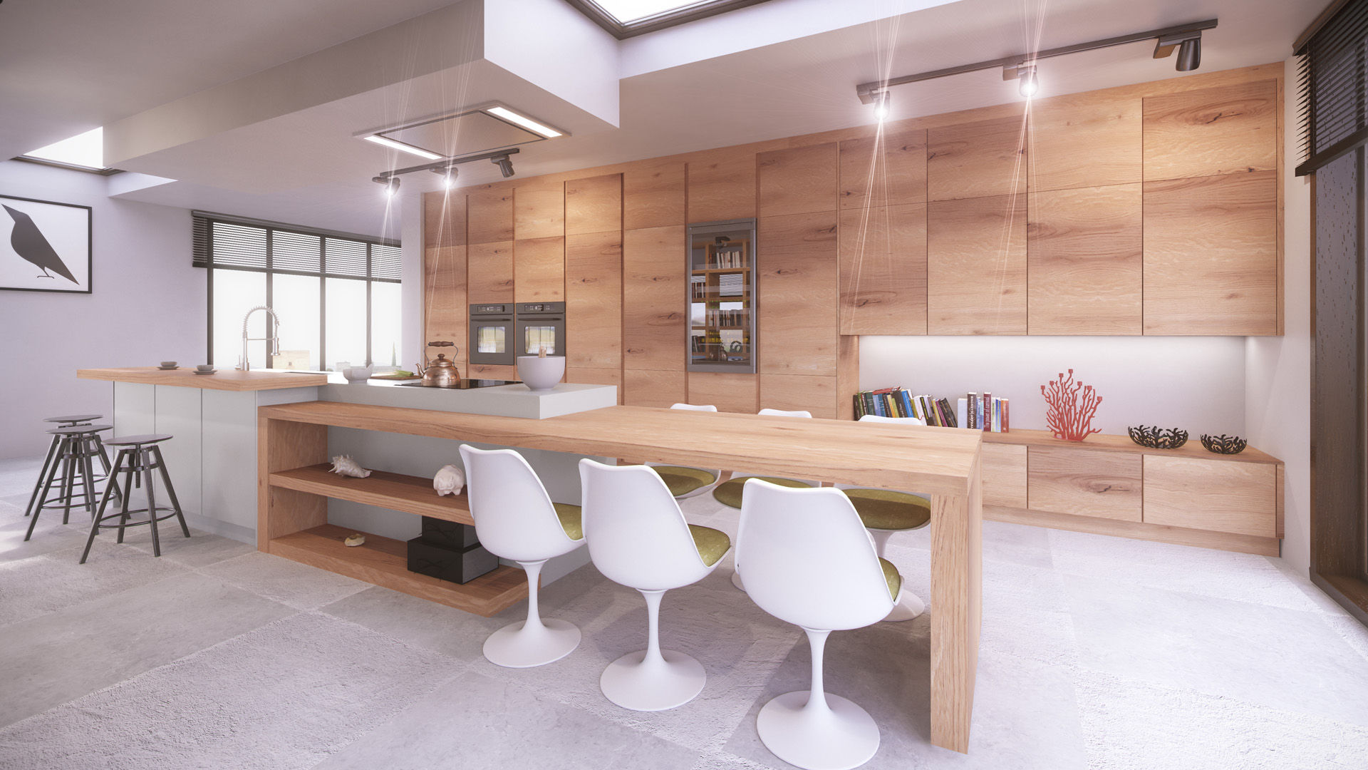 Renders 3d Mobiliario de Cocina, Infografias 3D y Renders 3D Madrid Infografias 3D y Renders 3D Madrid ห้องครัว