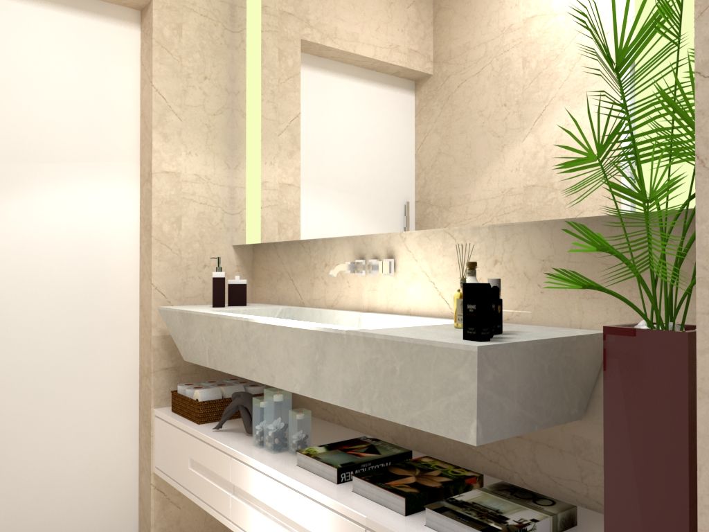 homify Modern bathroom