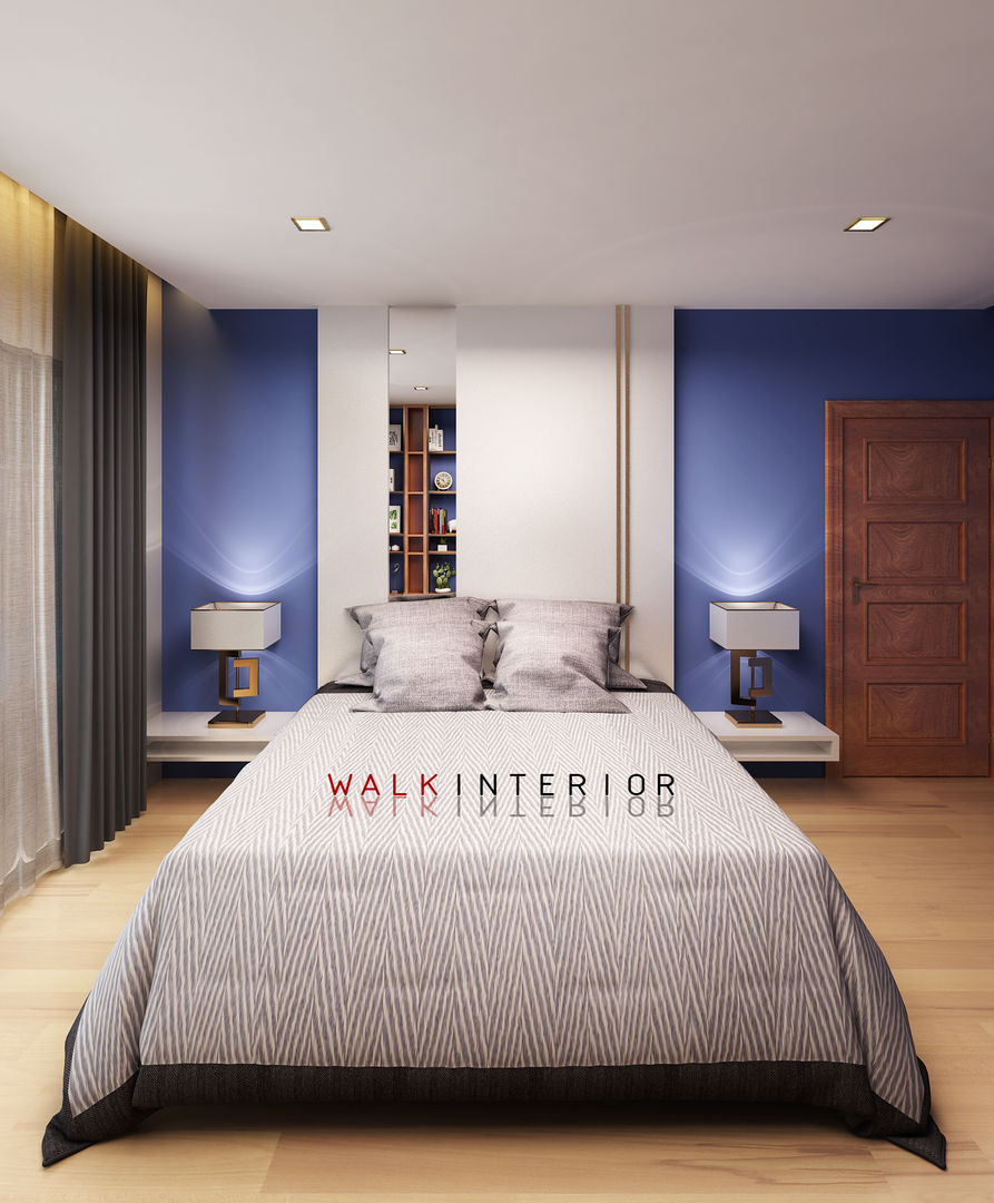 bedroom, walkinterior design walkinterior design حديقة داخلية تصميم مساحات داخلية