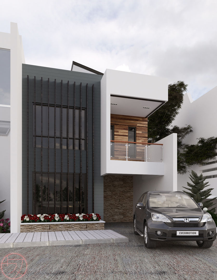 2-Storey Residential Kenchiku 2600 Architectural Design Services Single family home