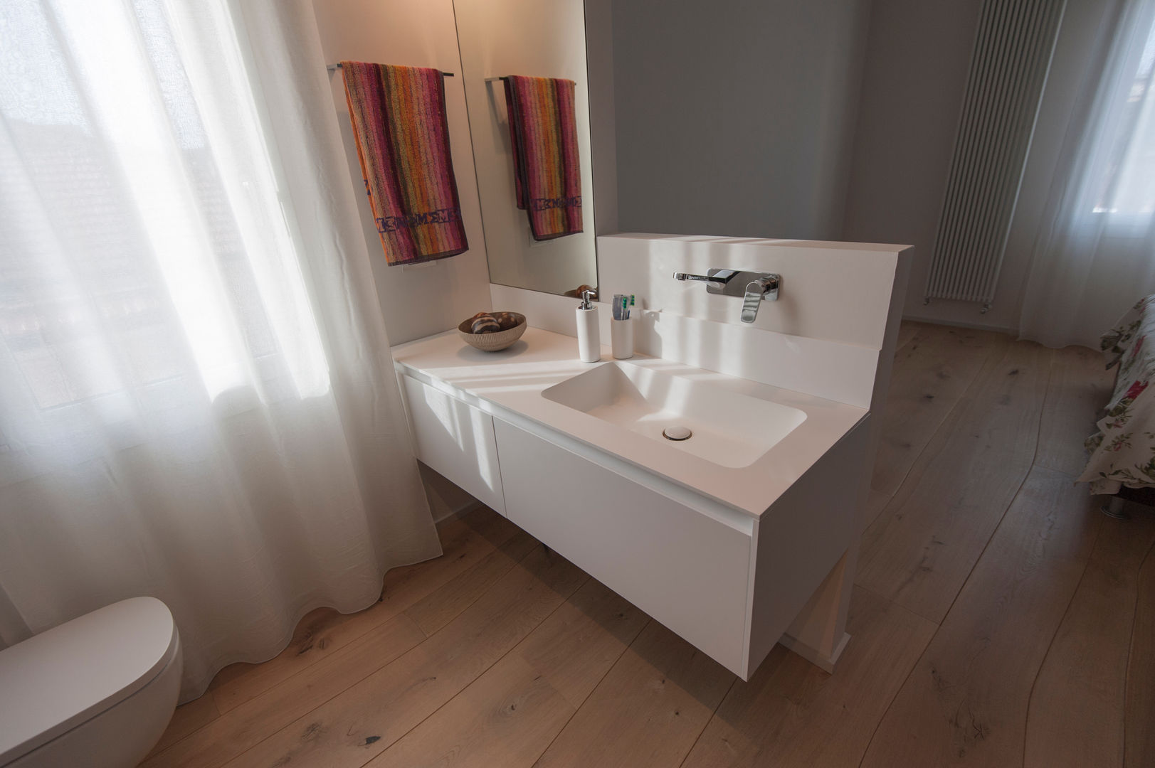 Appartamento Ancona, Bolefloor Bolefloor 現代浴室設計點子、靈感&圖片 木頭 Wood effect
