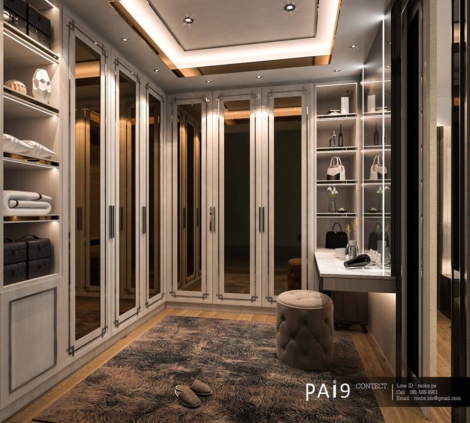 Project : Perfect Place 4 – Ratchapruek, PAI9 Interior Design Studio PAI9 Interior Design Studio ห้องแต่งตัว