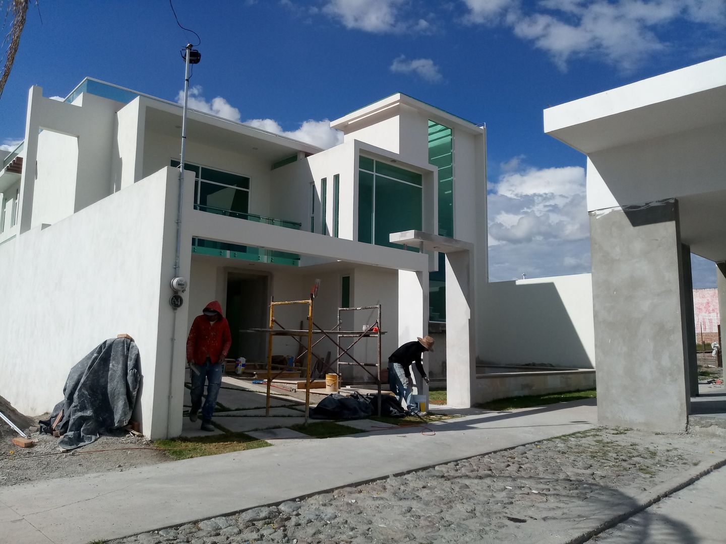 CASA MINIMALISTA BR Construcciones Casas de estilo minimalista Concreto reforzado