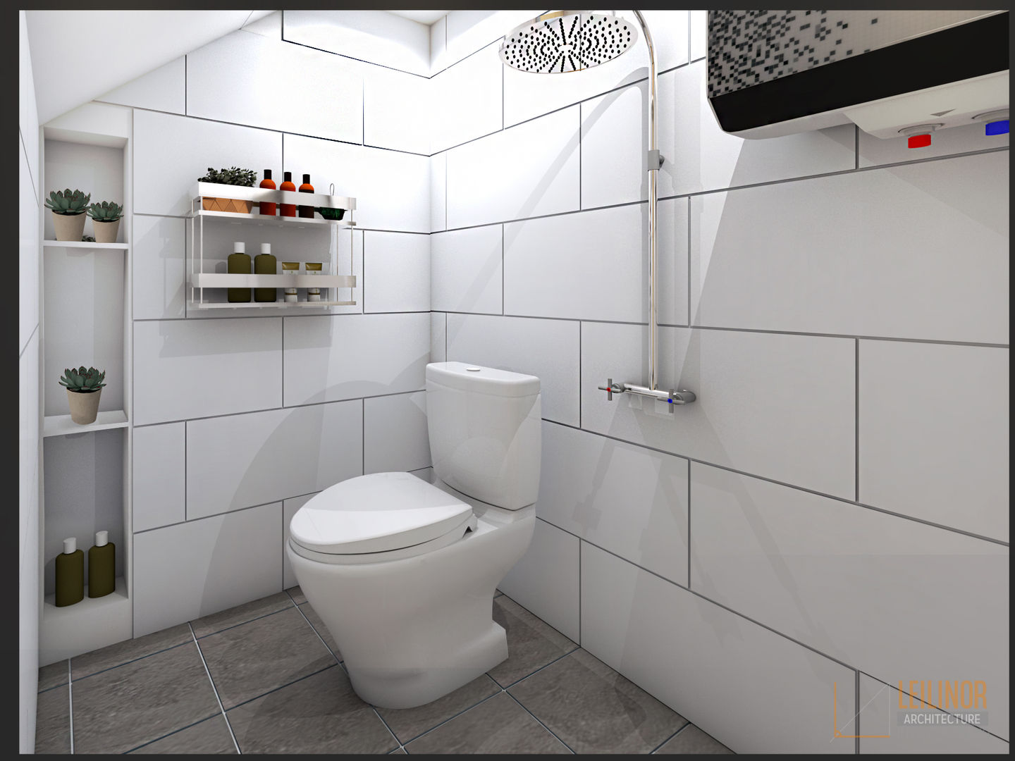 Modern House, CV Leilinor Architect CV Leilinor Architect Modern bathroom