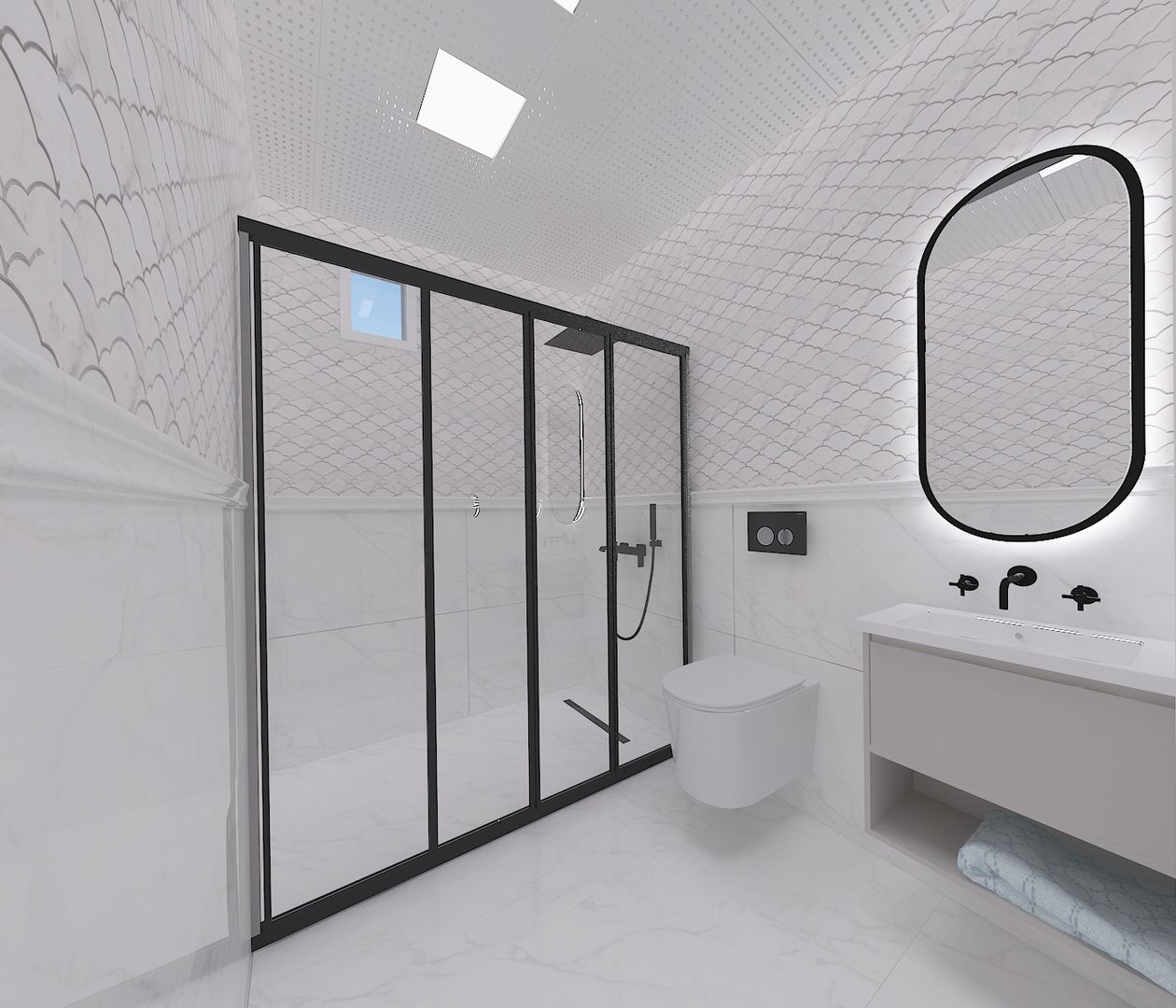 Korkuteli Köy Evi, ASN İç Mimarlık ASN İç Mimarlık Bathroom سرامک