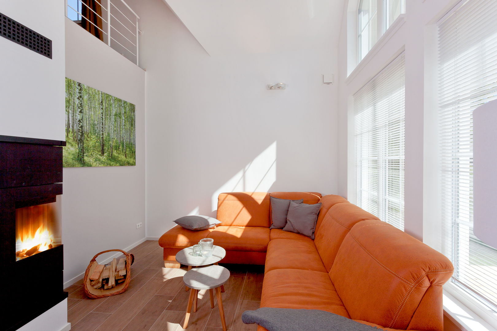 homify Living room Wood Wood effect