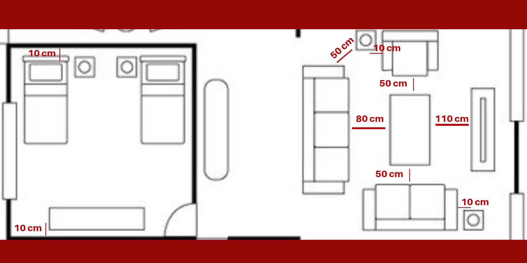 Medir espacios una regla de la decoración , Muebles Dico Muebles Dico