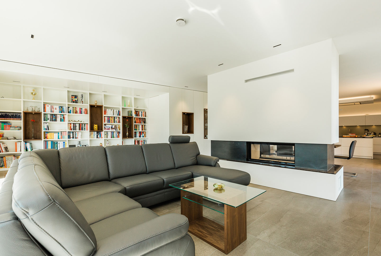 Modernes Einfamilienhaus mit Wow-Effekt, WSM ARCHITEKTEN WSM ARCHITEKTEN Modern living room