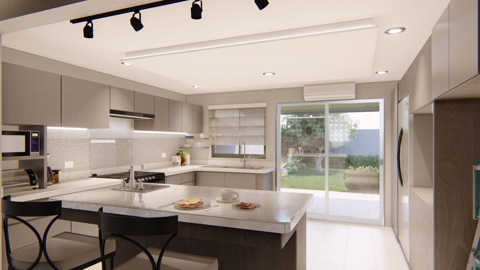 Proyecto Cocina, Arquitectura Azul Arquitectura Azul 置入式廚房