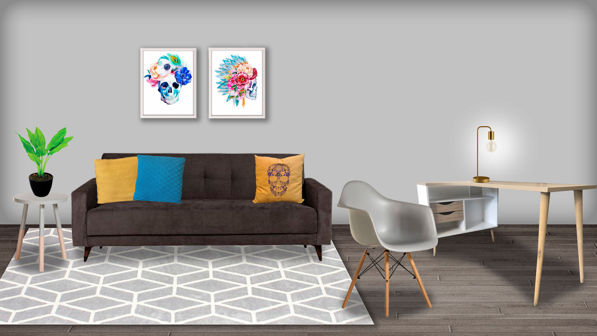 Decoración de interiores, proyecto familiar de moblum, moblum moblum Modern Living Room