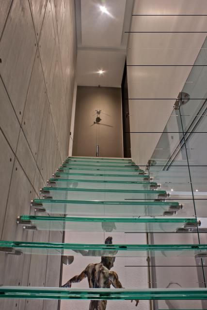 DEPARTAMENTO TORRE AURA , ANCAR & ARQUITECTOS ANCAR & ARQUITECTOS Stairs Glass