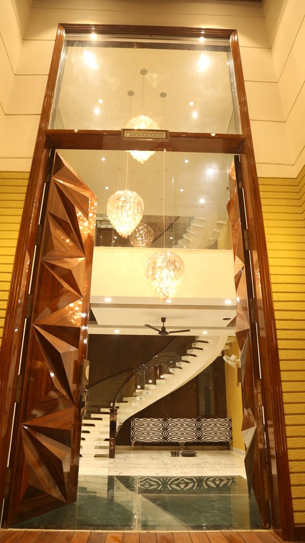 From Modern Interiors To Contemporary Decor: This Design Studio Will Bring Your Dream Home To Life! 7WD Design Studio Modern living room Solid Wood Brown