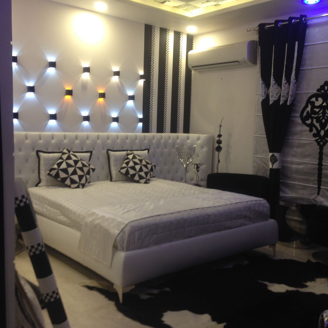 INTERIOR DESIGNERS & TURNKEY SERVICE 7WD Design Studio Minimalist bedroom Wood White